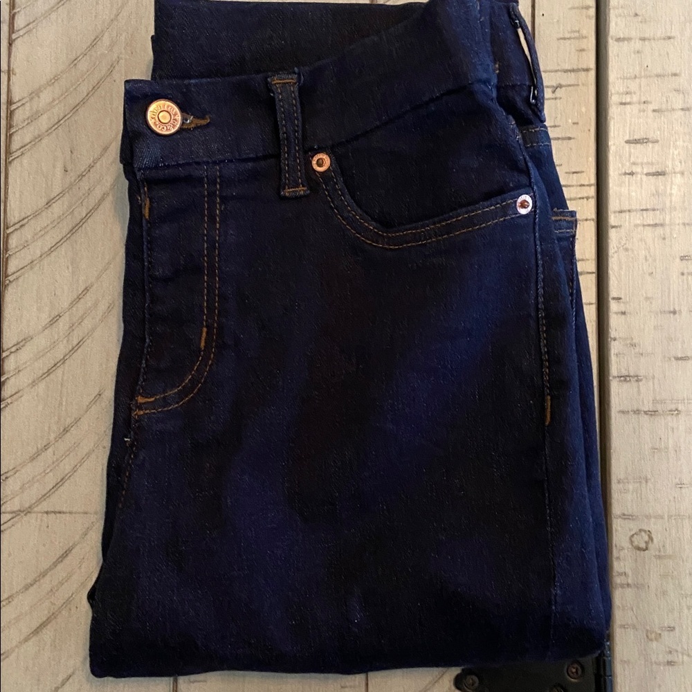 Denim & Co. Canyon Retreat Easy Stretch Pull On Slim Straight Leg Denim Jean 6 - Picture 9 of 9
